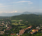 Панорама со смотровой площадки на Лабин.