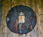 Циферблат часов колокольни Николо-Бавыкинского мужского монастыря.